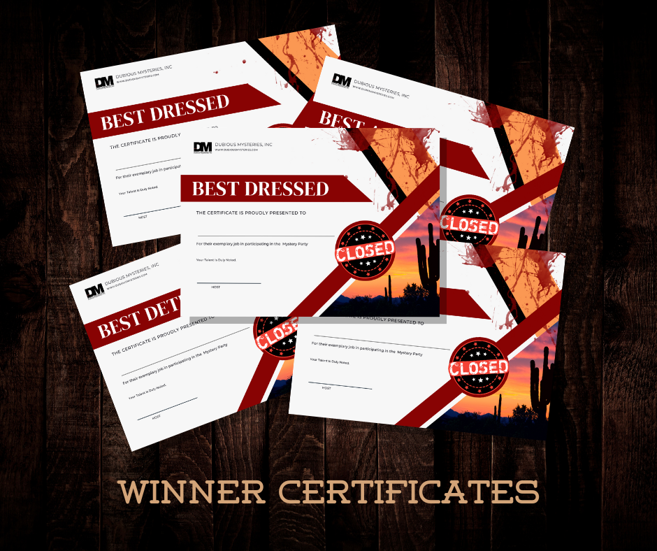 Murder in Montana - 50% off GRAND OPENING SALE! - Downloadable, Printable Old West Murder Mystery Role Playing Suspect Game