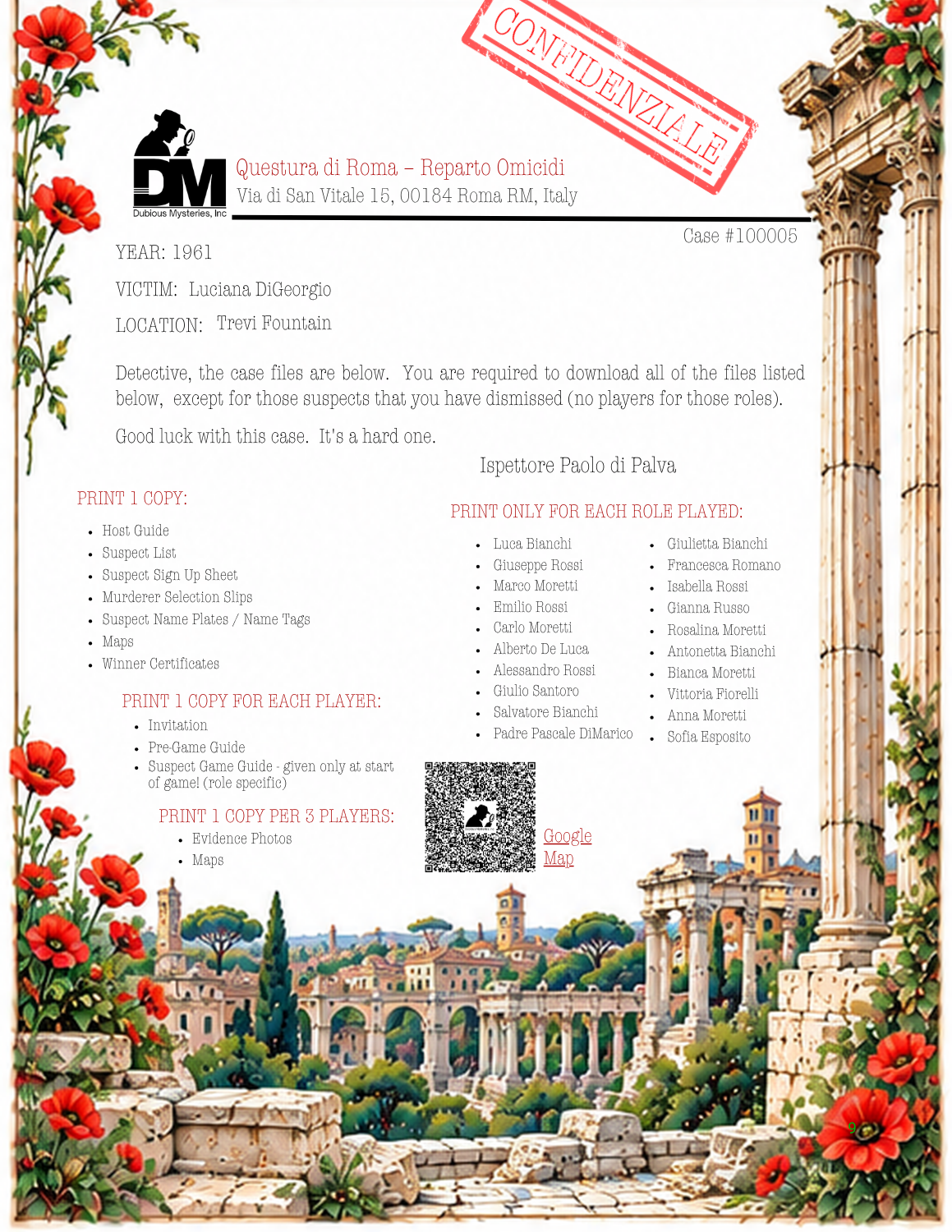 Murder in Rome (digital)