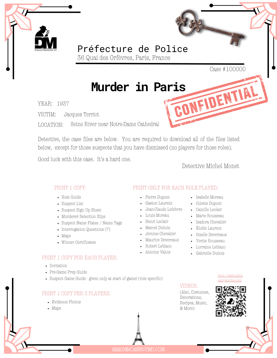 Murder in Paris (digital)