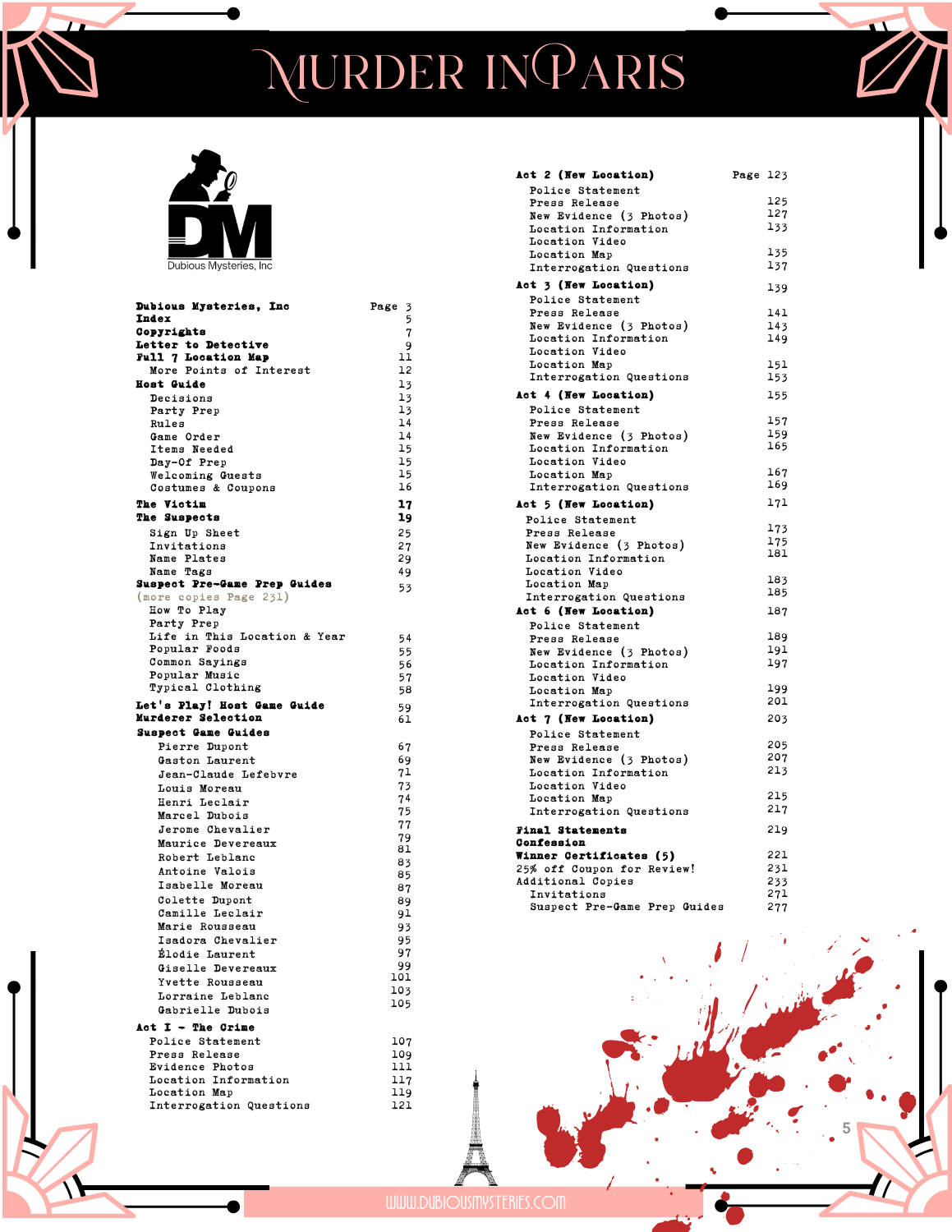 Murder In Paris (book)